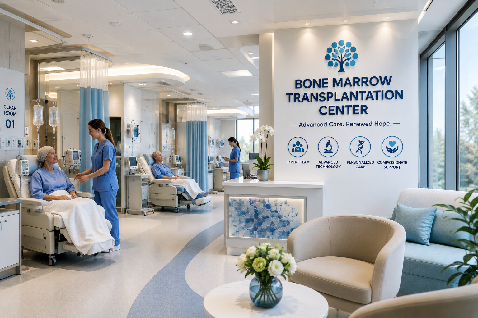 Bone marrow transplantation center
