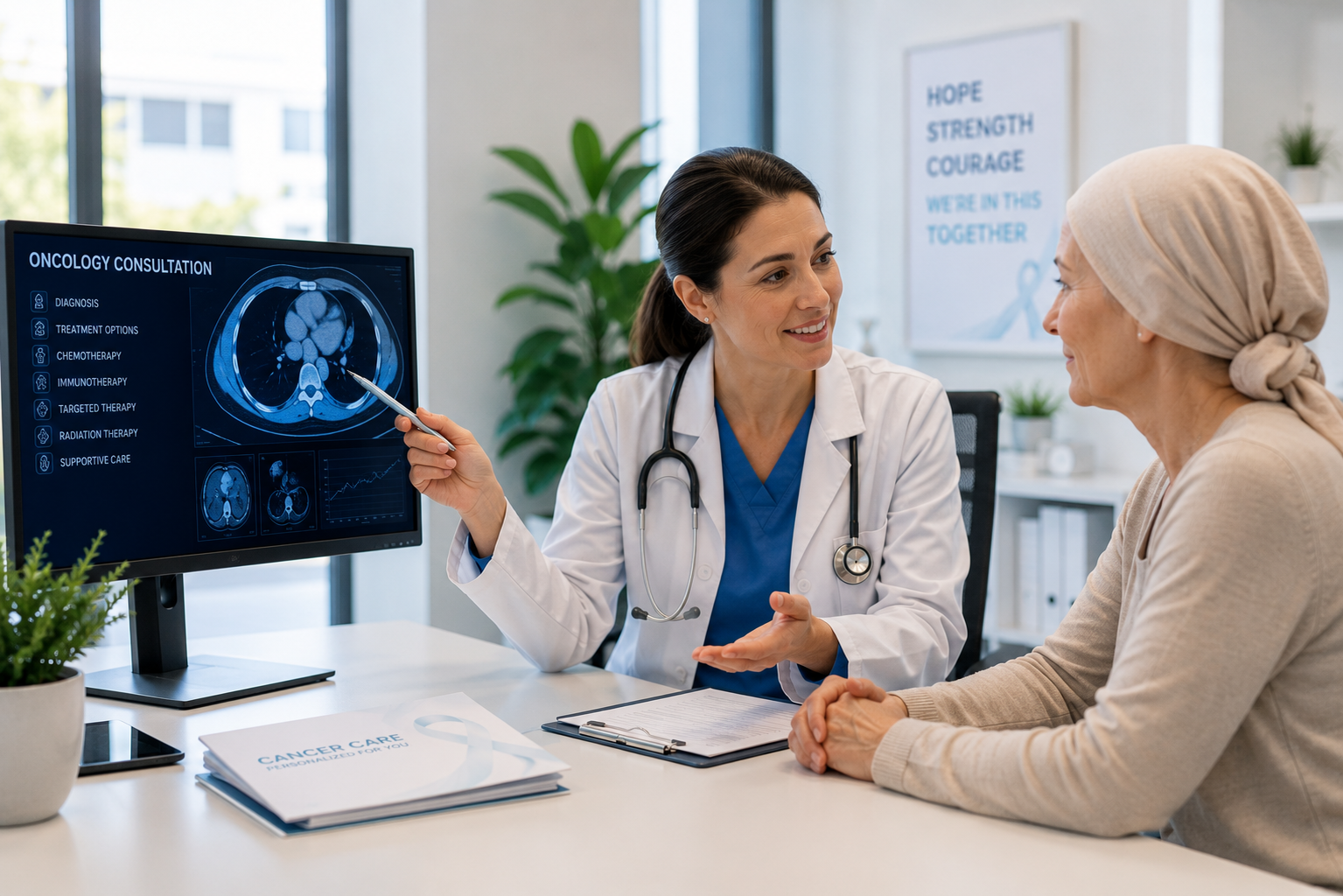 Oncology specialist consultation