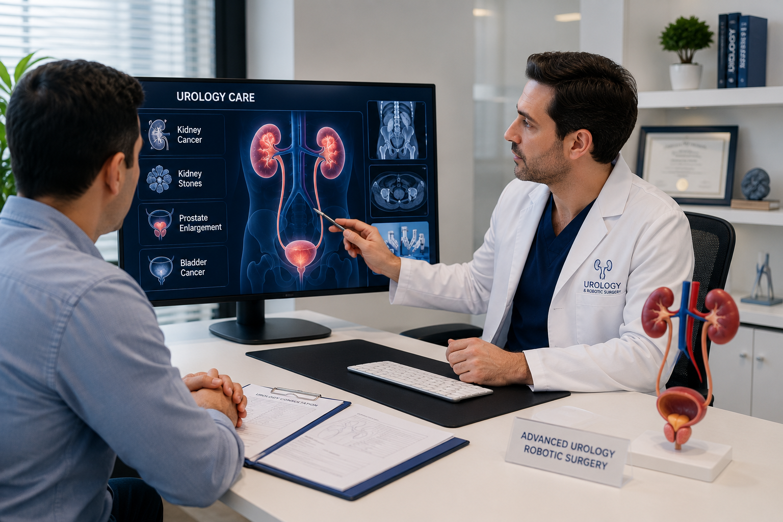 Urology and robotic surgery consultation